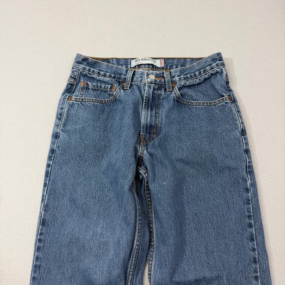 Vintage Levis 550 Relaxed Fit Jeans Men's 31x34 Blue Denim y2k Western 2008 - Picture 2 of 10